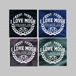 I Love Mosh Familia - plavky s mot&iacute;vom - plavkov&eacute; p&aacute;nske kraťasy s pohodlnou gumou v p&aacute;se a &scaron;n&uacute;rkou na dotiahnutie vhodn&eacute; aj ako klasick&eacute; kraťasy na voľn&yacute; čas